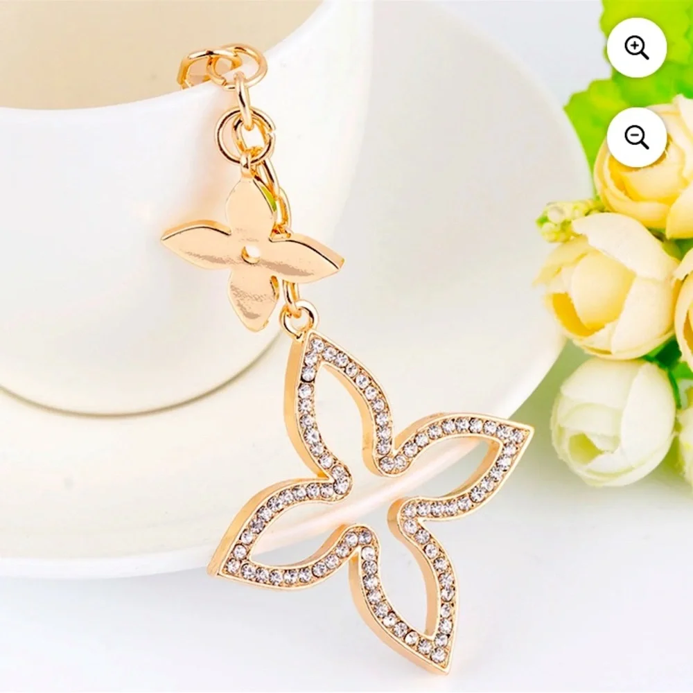BAG CHARM/KEYCHAIN: Four Leaf Clover, NWT